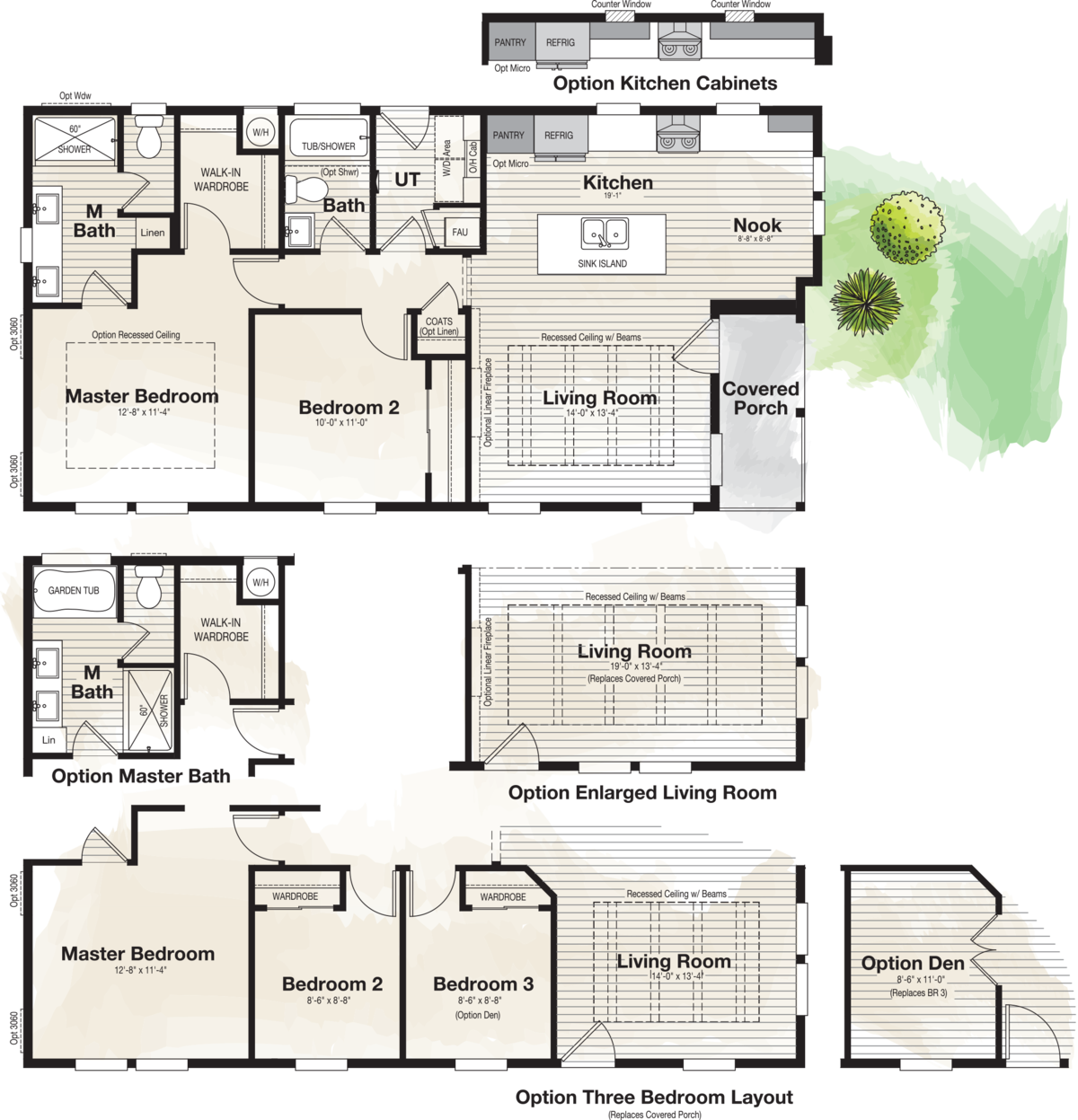 The CORONADO 2446B Floor Plan