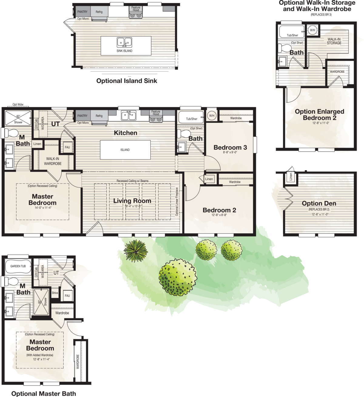 The CORONADO 2446A Floor Plan