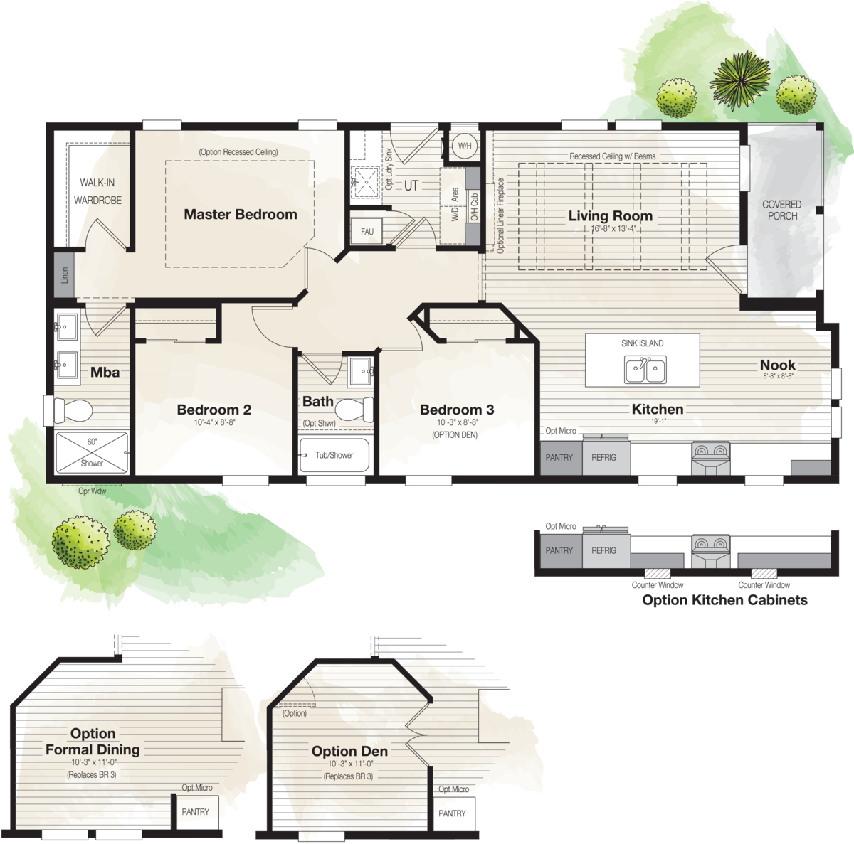 The CORONADO 2452B Floor Plan