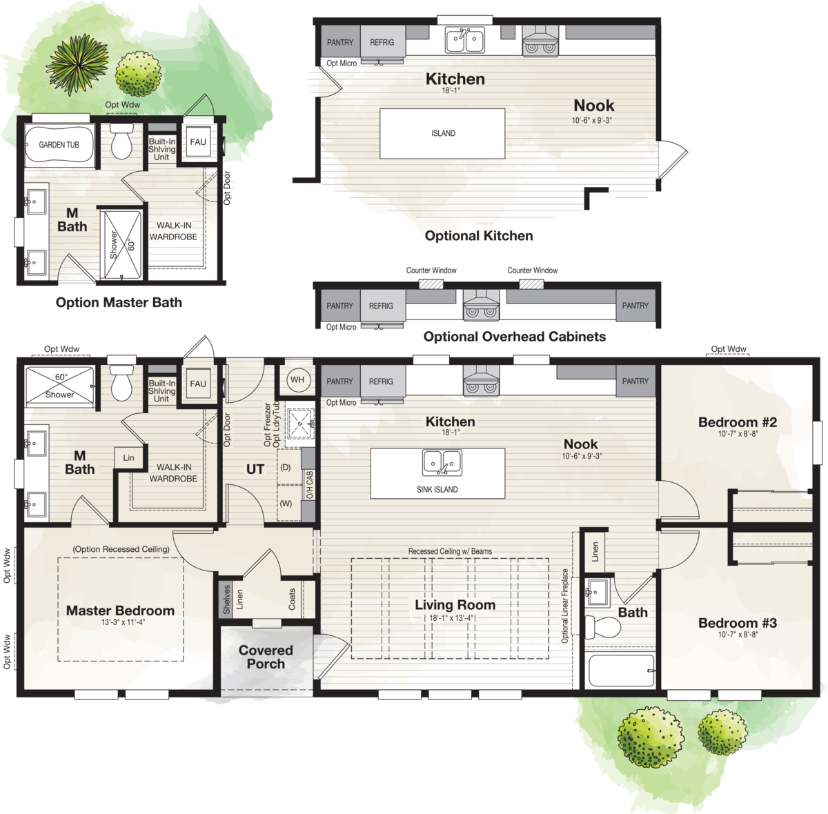 The CORONADO 2456A Floor Plan