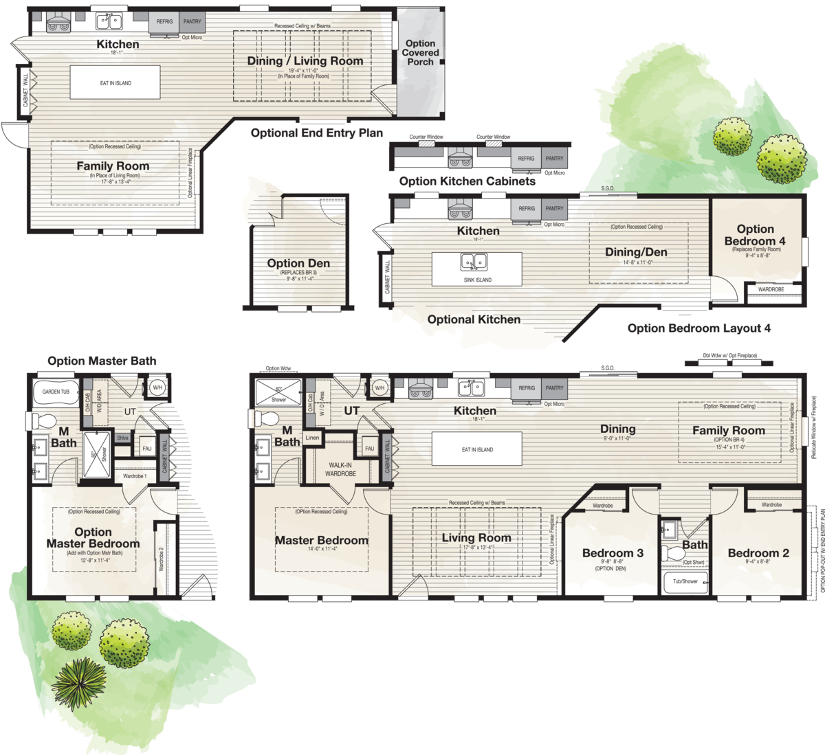 The CORONADO 2458C Floor Plan