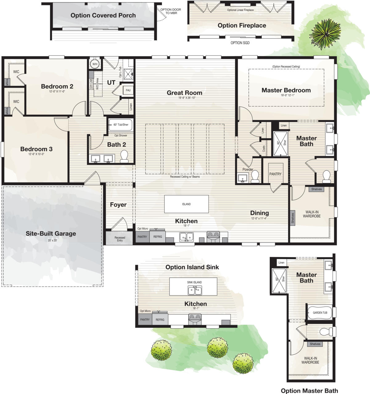 The CORONADO 3766G Floor Plan